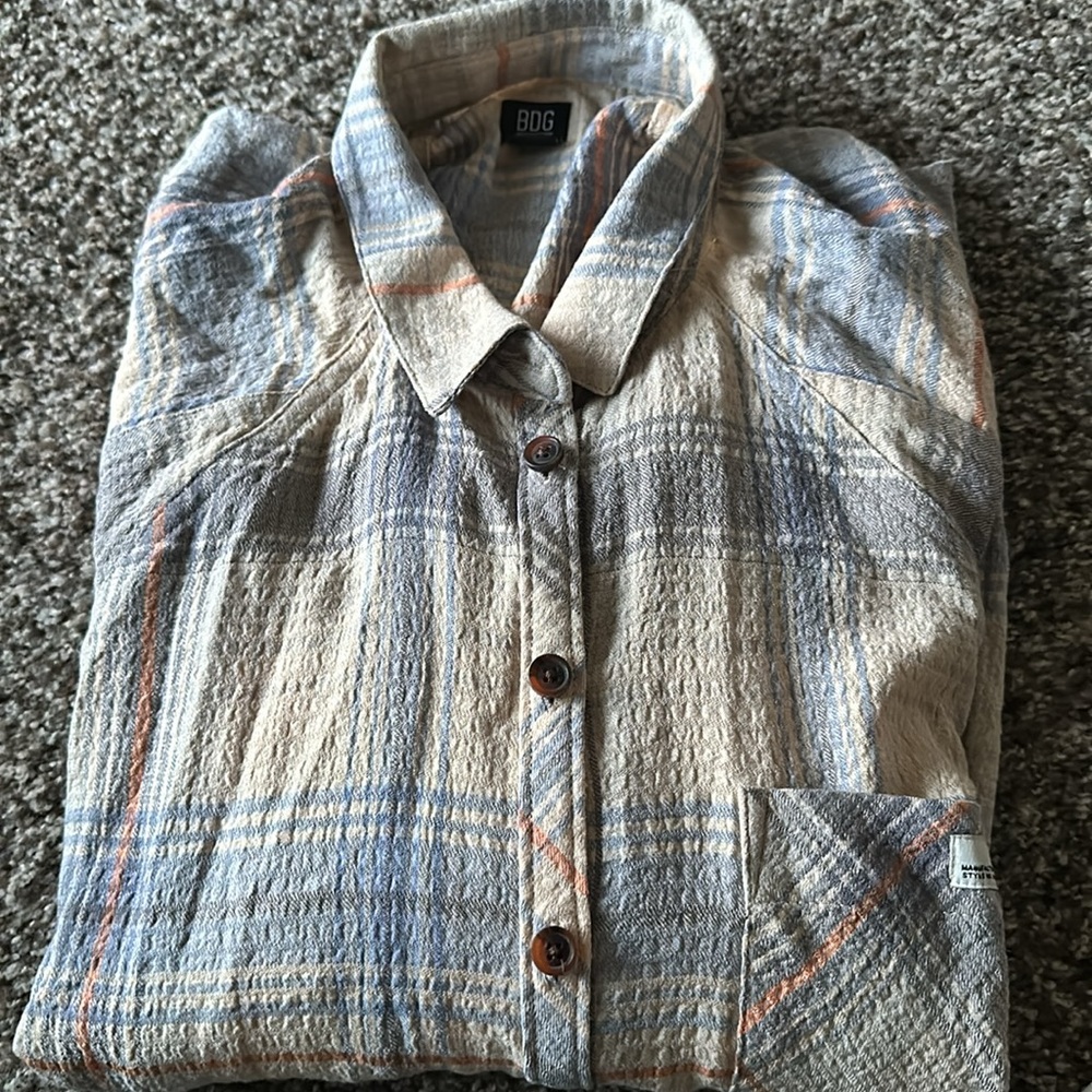 NWOT BDG Plaid top